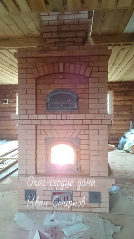 Типовая каминопечь . Стоимость под ключ с материалом , доставкой , работой <br>