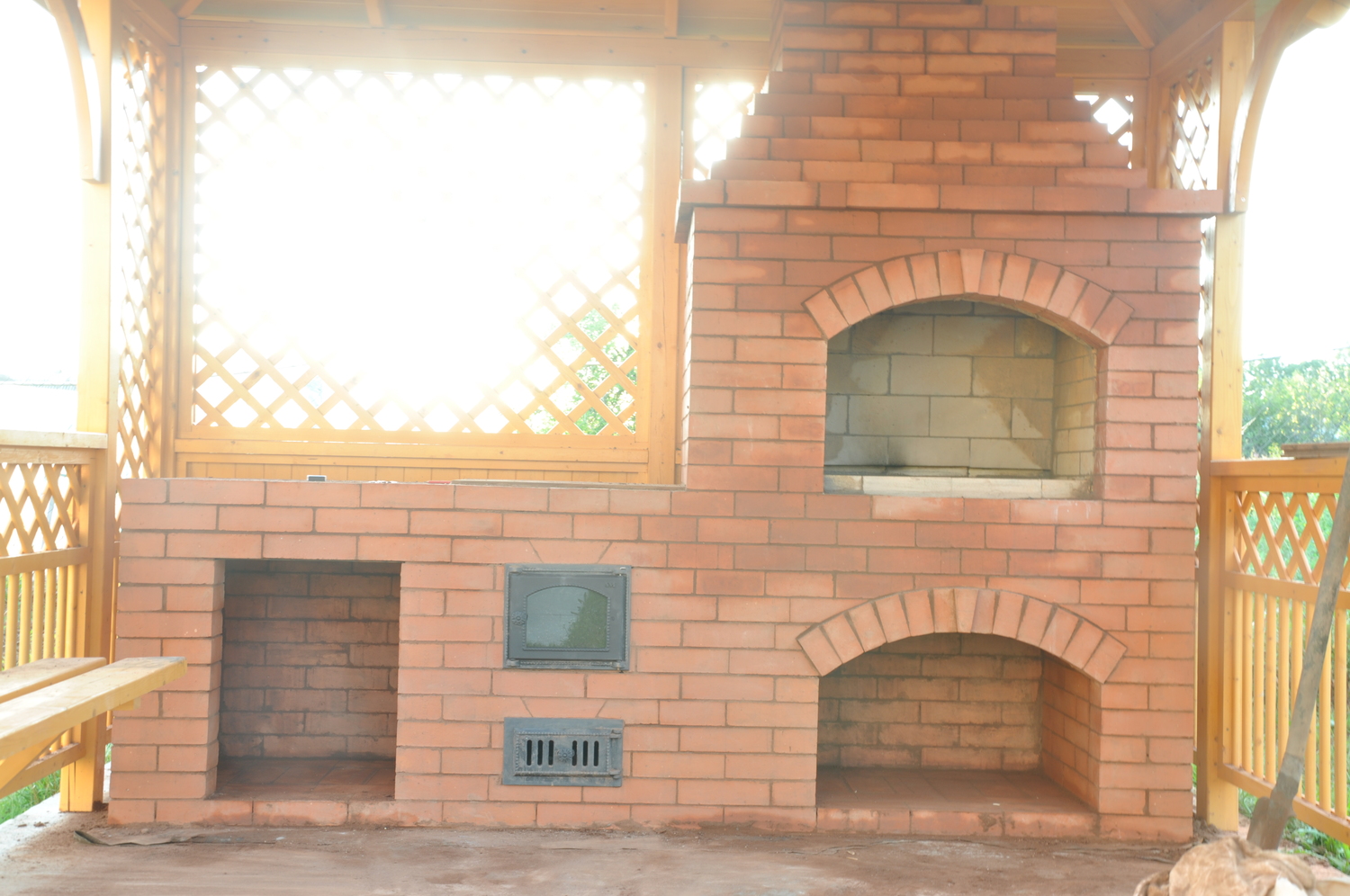 Бюджетное барбекю .Стоимость под ключ с материалом , доставкой и работой<br>